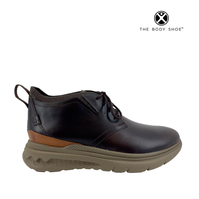 Botas casuales Excel Chukka para hombre color café