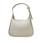 Cartera satchel Kadi para mujer color hueso