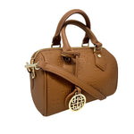 Cartera satchel Rita para mujer color tan