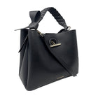 Cartera satchel Livia para mujer color negro