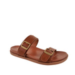 Sandalias flats Darci 3 para mujer color tan