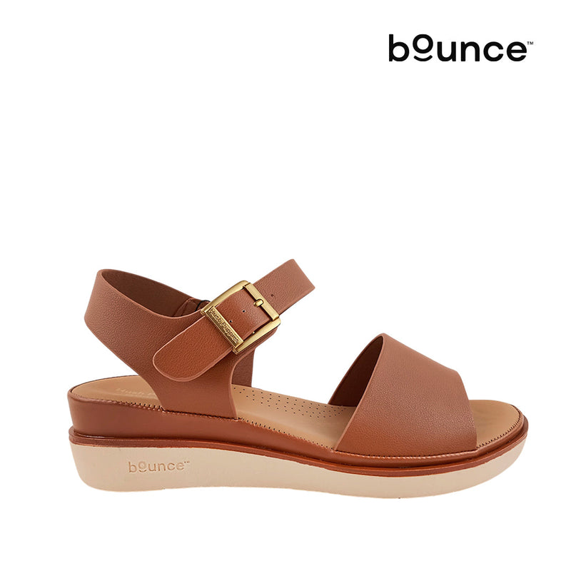 Sandalias flats Robertha para mujer color tan
