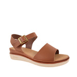 Sandalias flats Robertha para mujer color tan
