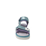 Sandalias Stitch para niña color celeste