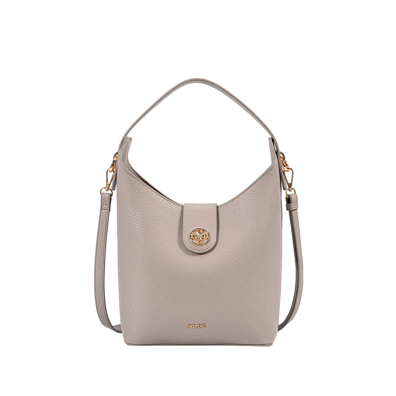 Cartera hobo Serra para mujer color gris