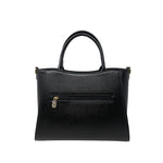 Cartera satchel Uga para mujer color negro