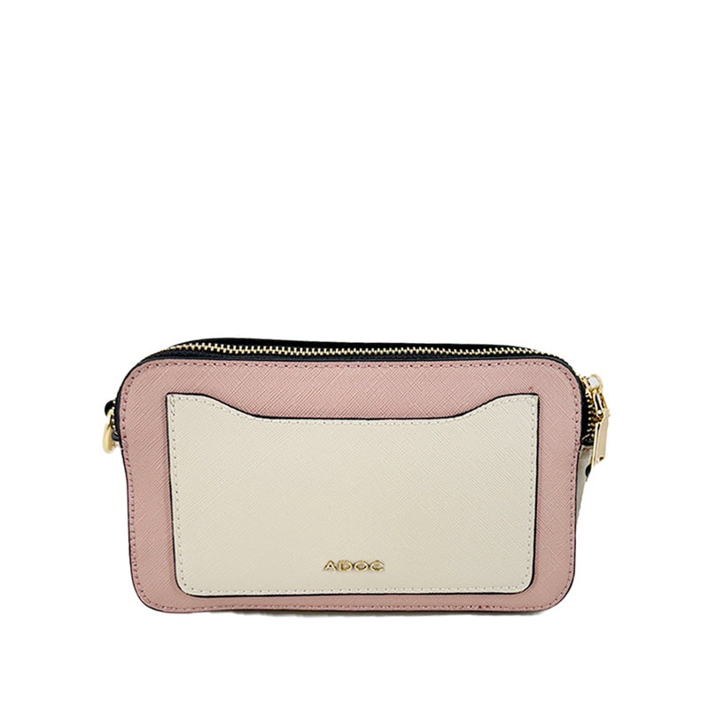 Cartera crossbody Libby para mujer color blush
