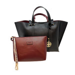 Cartera tote Valda para mujer color negro