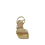 Sandalias de tacón Talisa para mujer color dorado