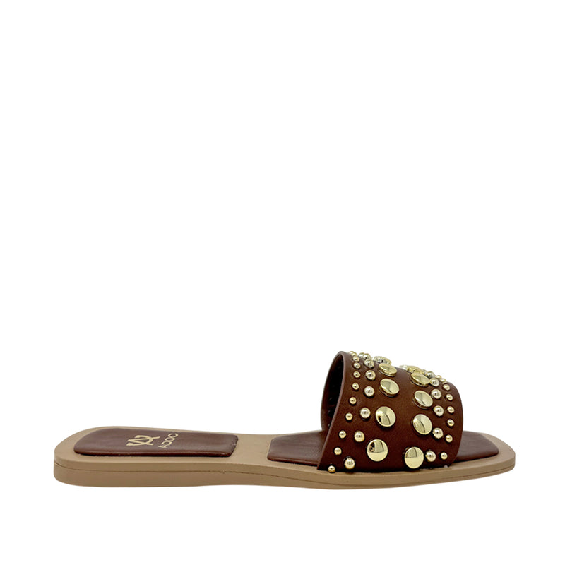 Sandalias slip on Yakima para mujer color tan