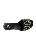 Sandalias slip on Yakima para mujer color negro