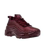 Sneakers Fabuluxe para mujer color burgundy