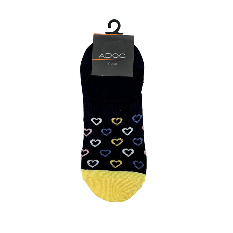 Calcetines Corazón unisex color navy