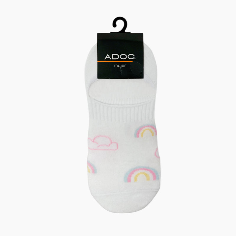 Punteras invisibles Nube unisex color blanco