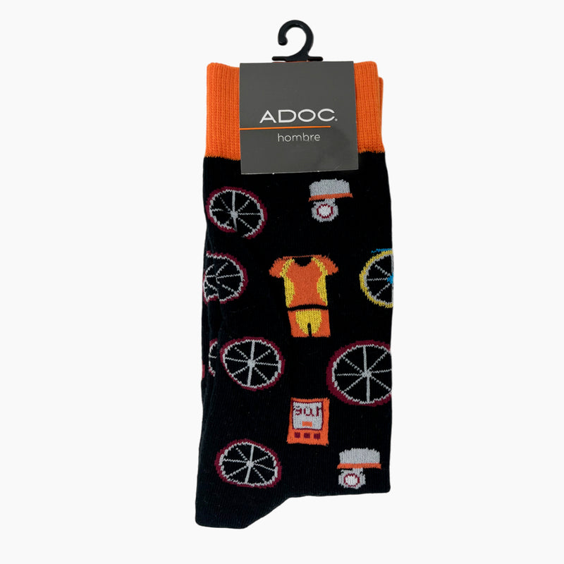 Calcetines Bici unisex color negro