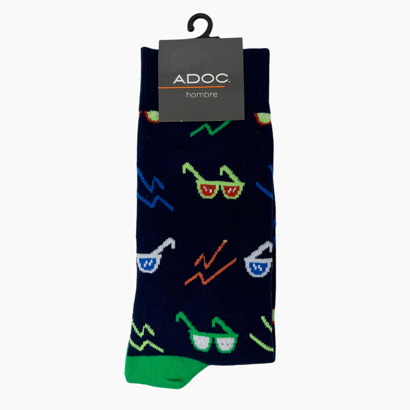 Calcetines Lentes unisex color negro