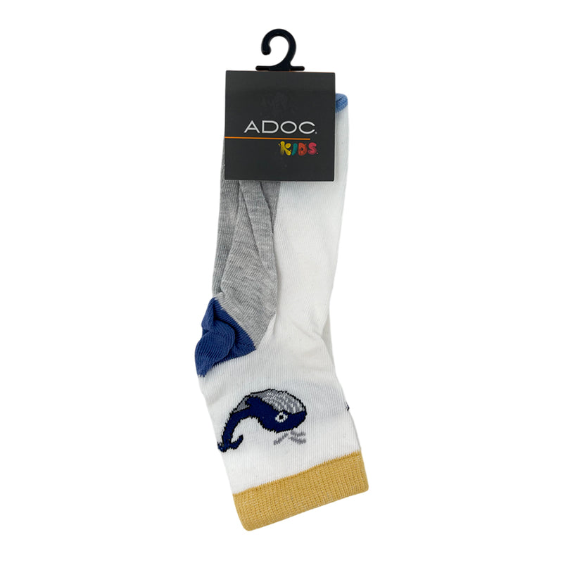 Calcetines Ballena unisex color blanco