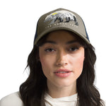 Gorra Embroid Muder Trucker unisex color gris