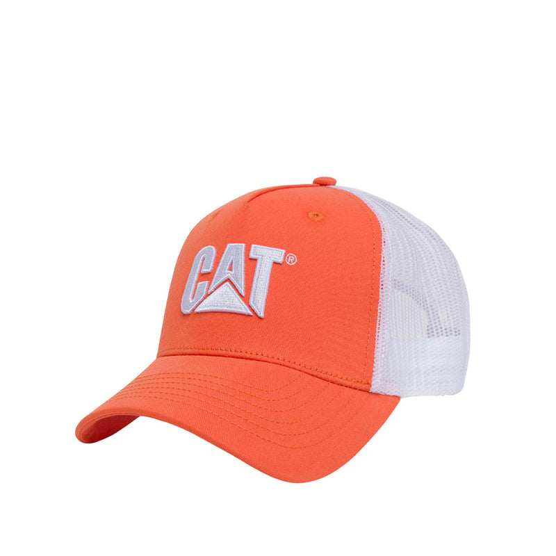 Gorra Trucker 2D Logo unisex color anaranjado