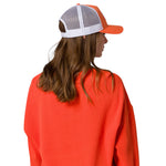 Gorra Trucker 2D Logo unisex color anaranjado