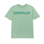 Camiseta Caterpillar Logo para hombre color verde