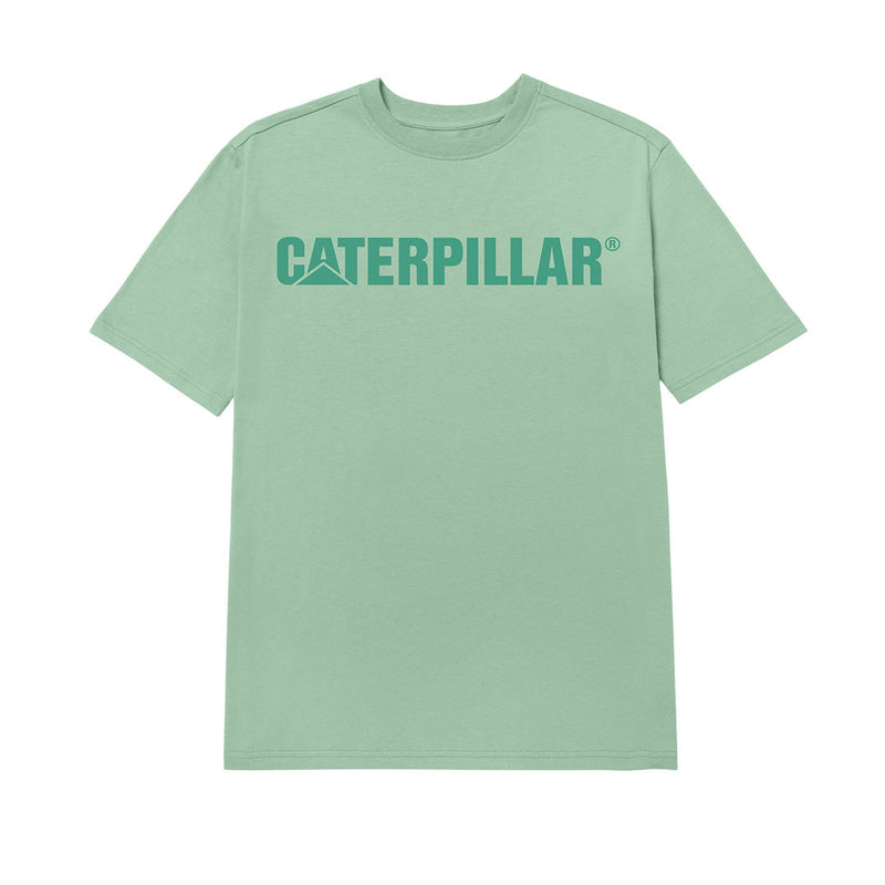 Camiseta Caterpillar Logo para hombre color verde