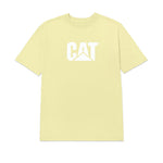 Camiseta Cat Logo para hombre color amarillo