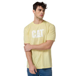 Camiseta Cat Logo para hombre color amarillo
