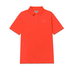Camisa polo Cat Logo Pique para hombre color anaranjado