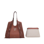 Cartera tote Freya para mujer color tan