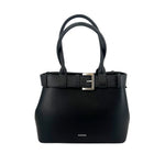 Cartera satchel Kaya para mujer color negro