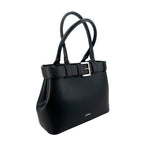 Cartera satchel Kaya para mujer color negro