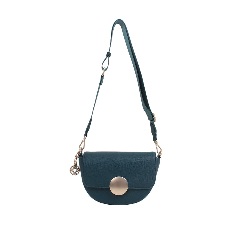 Cartera crossbody Muna para mujer color azul