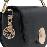 Cartera crossbody Muna para mujer color negro