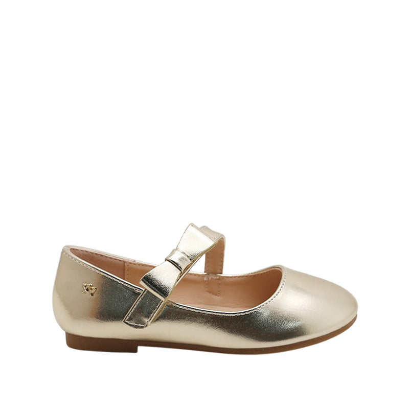 Ballerinas Aurora para niña color dorado