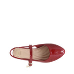 Ballerinas slingback Amy para niña color rojo