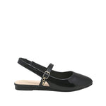 Ballerinas slingback Amy para niña color negro