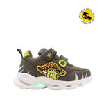 Tennis con luces Dylan para infante color olivo