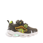 Tennis con luces Dylan para infante color olivo