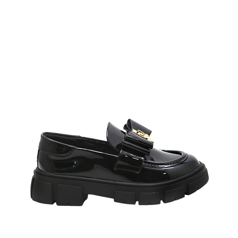 Mocasines Alana para niña color negro