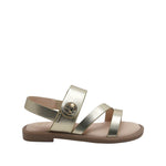 Sandalias Brianna para niña color dorado