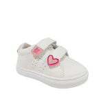 Sneakers Heart para infante color blanco