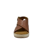 Sandalias de cuña Willow para mujer color cognac