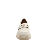 Mocasines Bennett para mujer color hueso