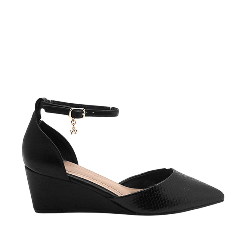 Cuñas Barbara para mujer color negro