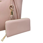Cartera tote Ophelia para mujer color rosa