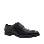 Oxfords cap toe Marc para hombre color negro