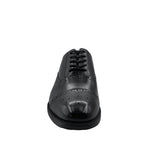Oxfords cap toe Marc para hombre color negro
