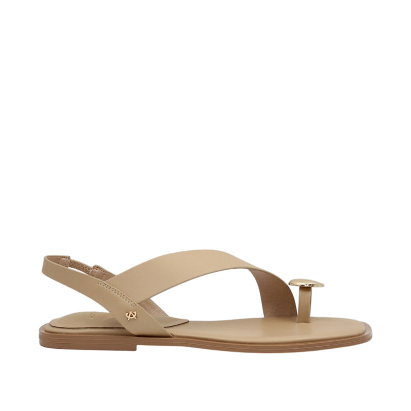 Sandalias flats Gisele para mujer color arena - Tiendas ADOC Costa Rica