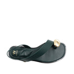 Sandalias flats Gisele para mujer color azul